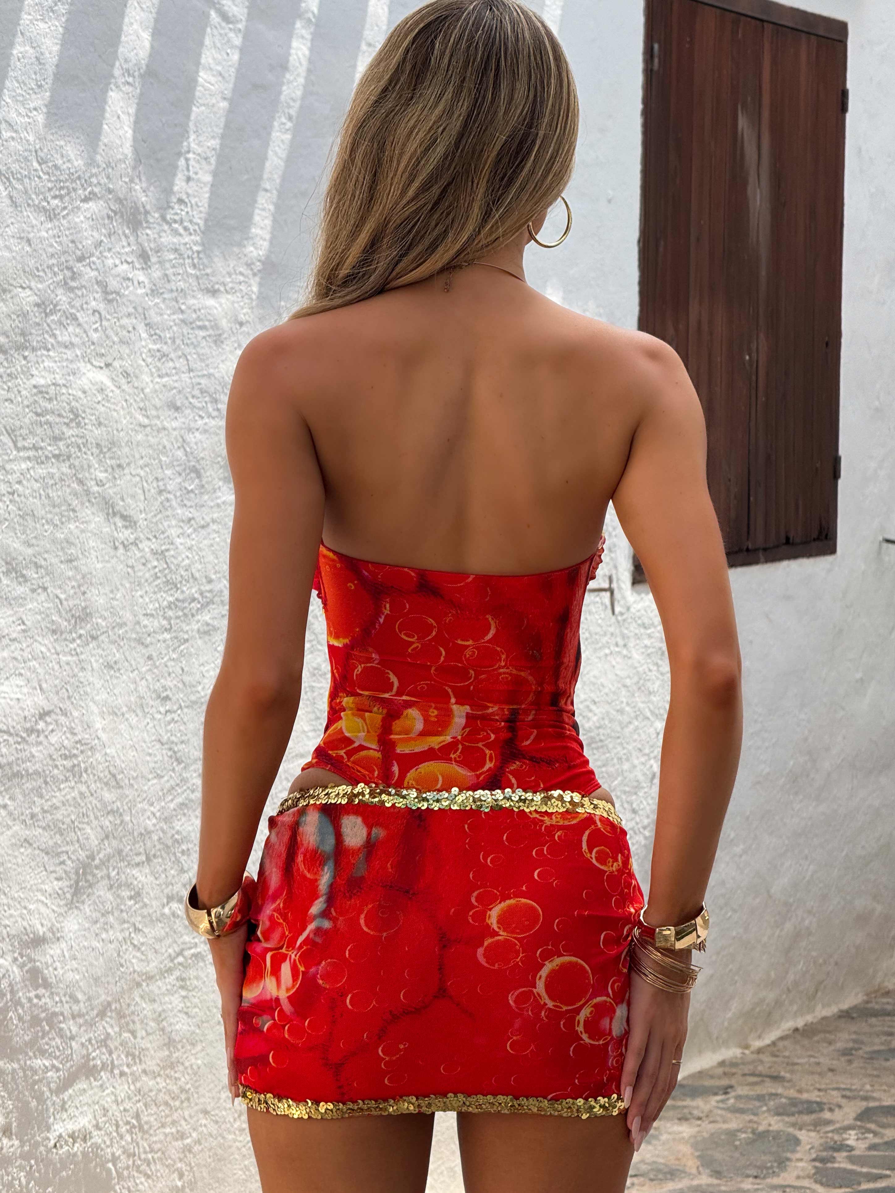 BELLINIA BODYSUIT FUEGO