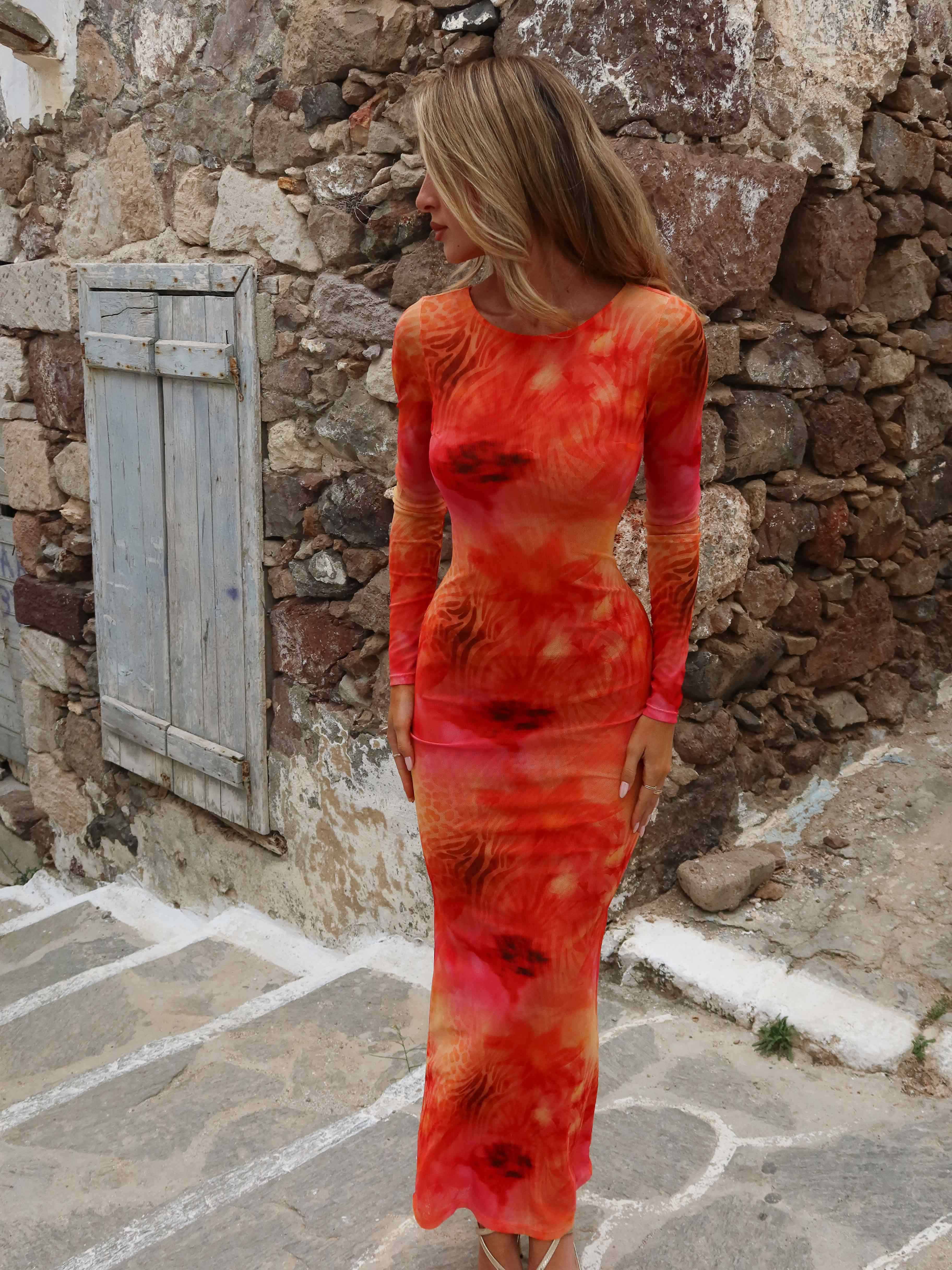CANCUNA MAXI DRESS SOFIRA HEAT