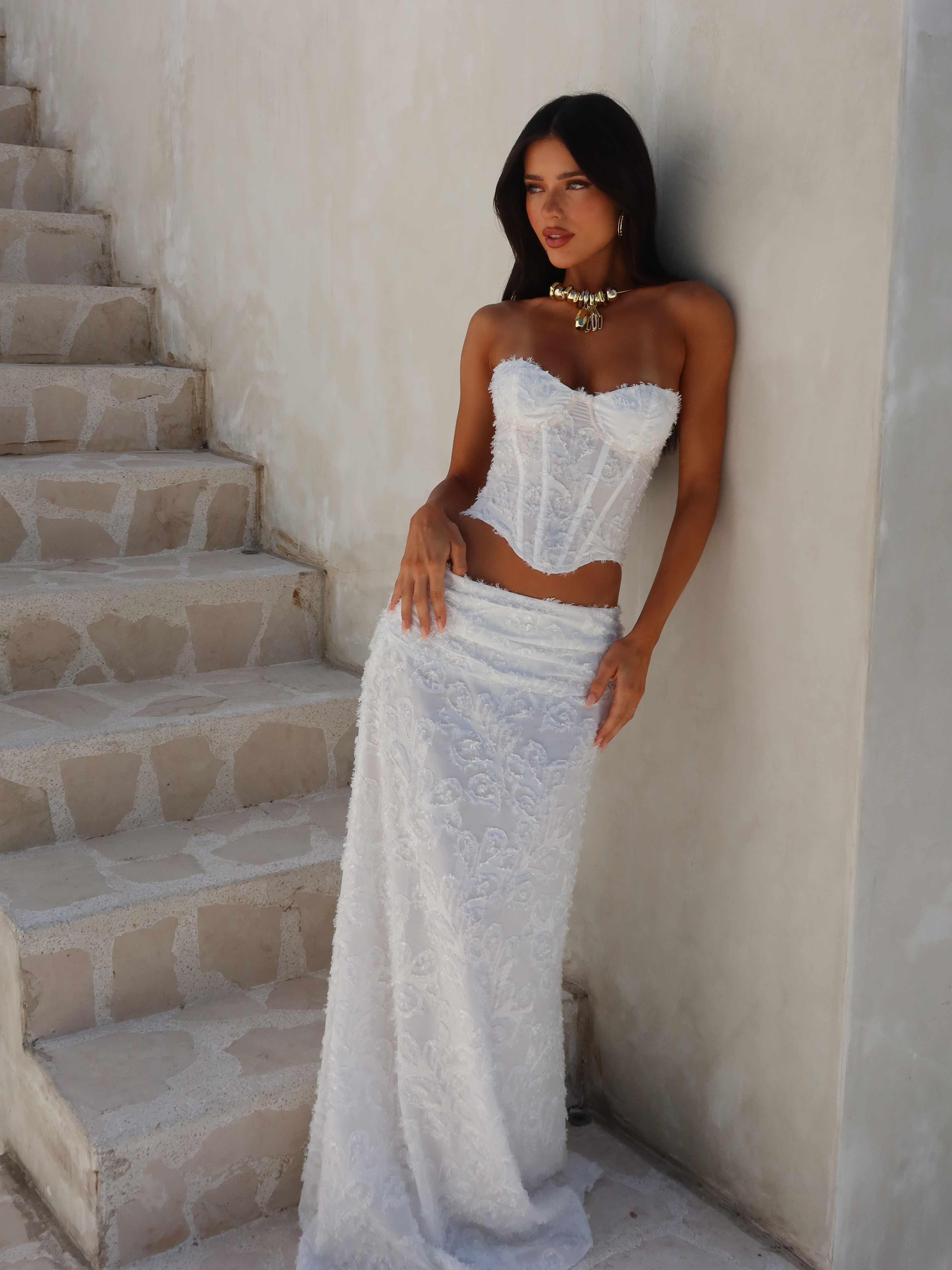 CATHERINE SKIRT IVORY