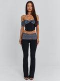 EMIL PANT BLACK POLKA DOT