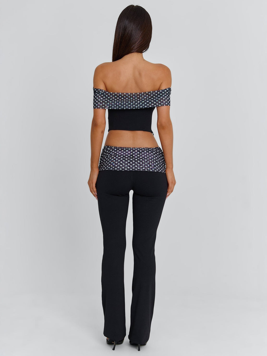 EMIL TOP BLACK POLKA DOT