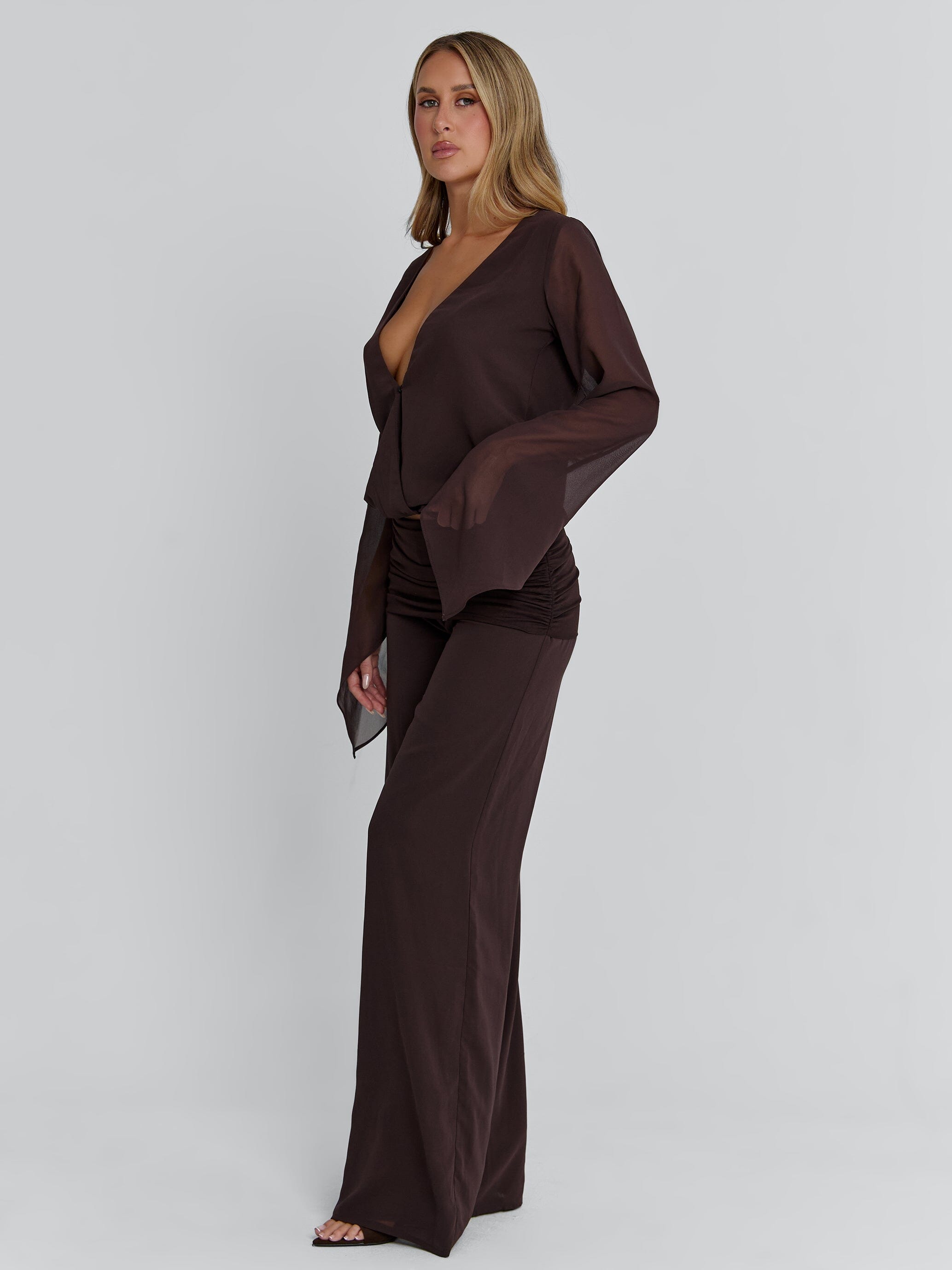LENNA PANT CHOCOLATE