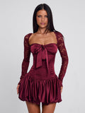 LEVIANA MINI DRESS RED