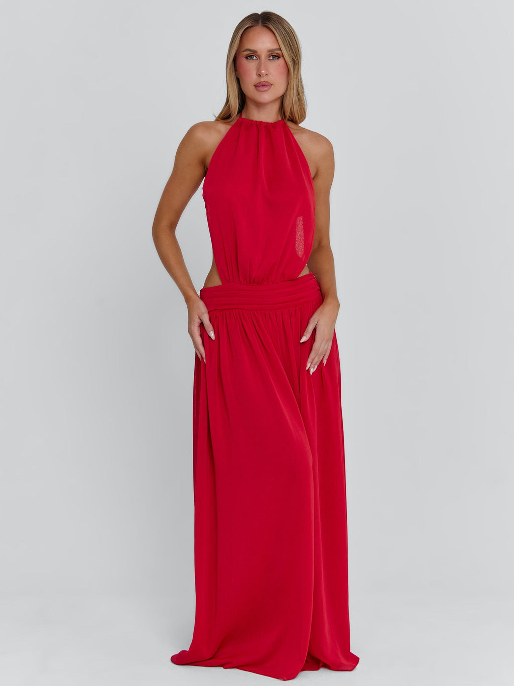 LORETTA MAXI DRESS RED