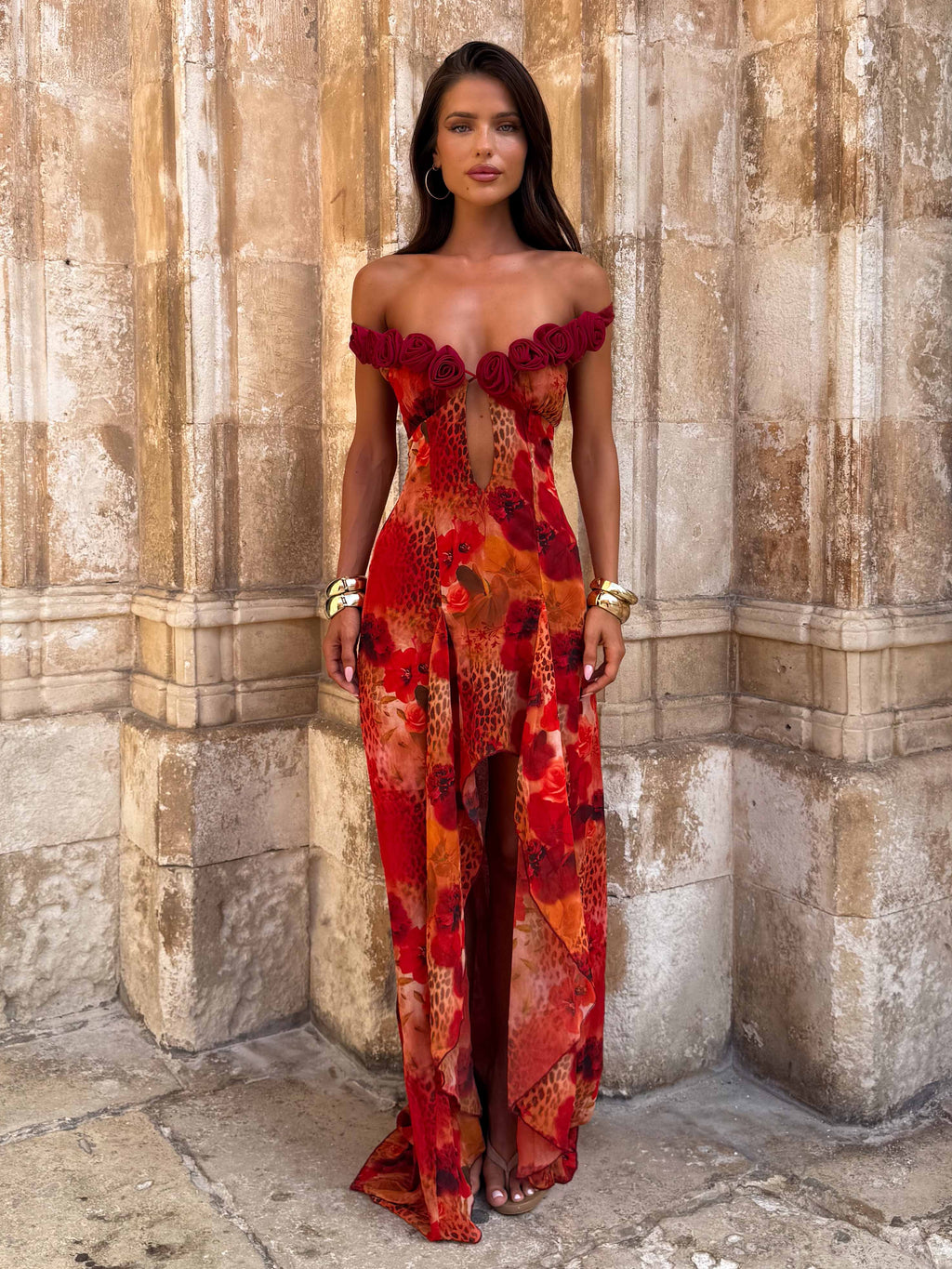 MAELLENIE MAXI DRESS ROSALIA