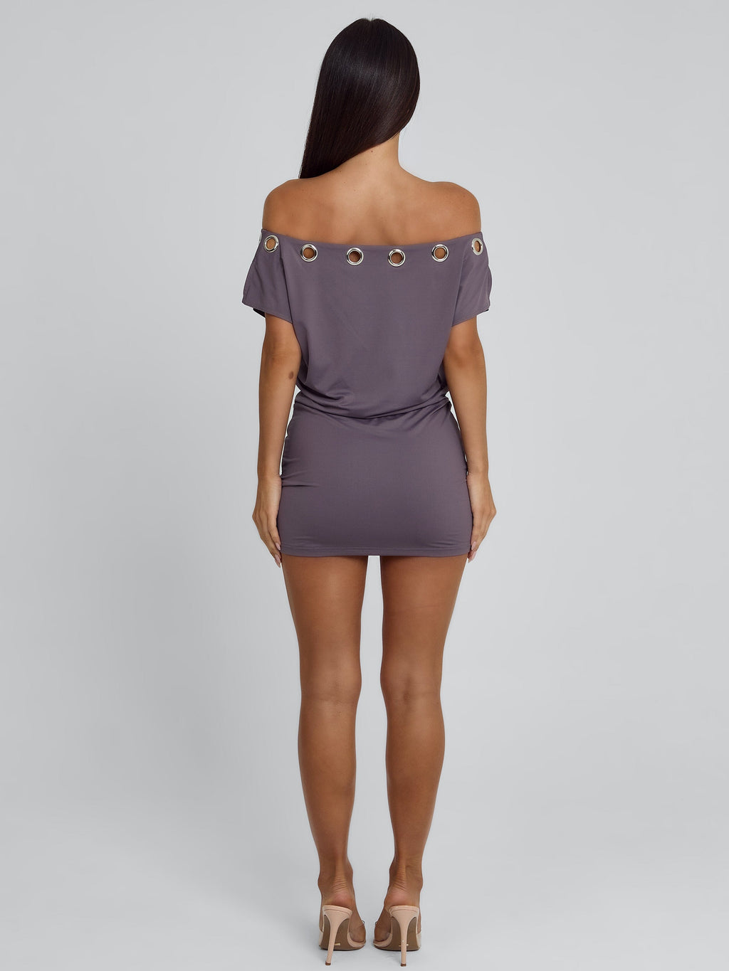 MARCY MINI DRESS MAUVE