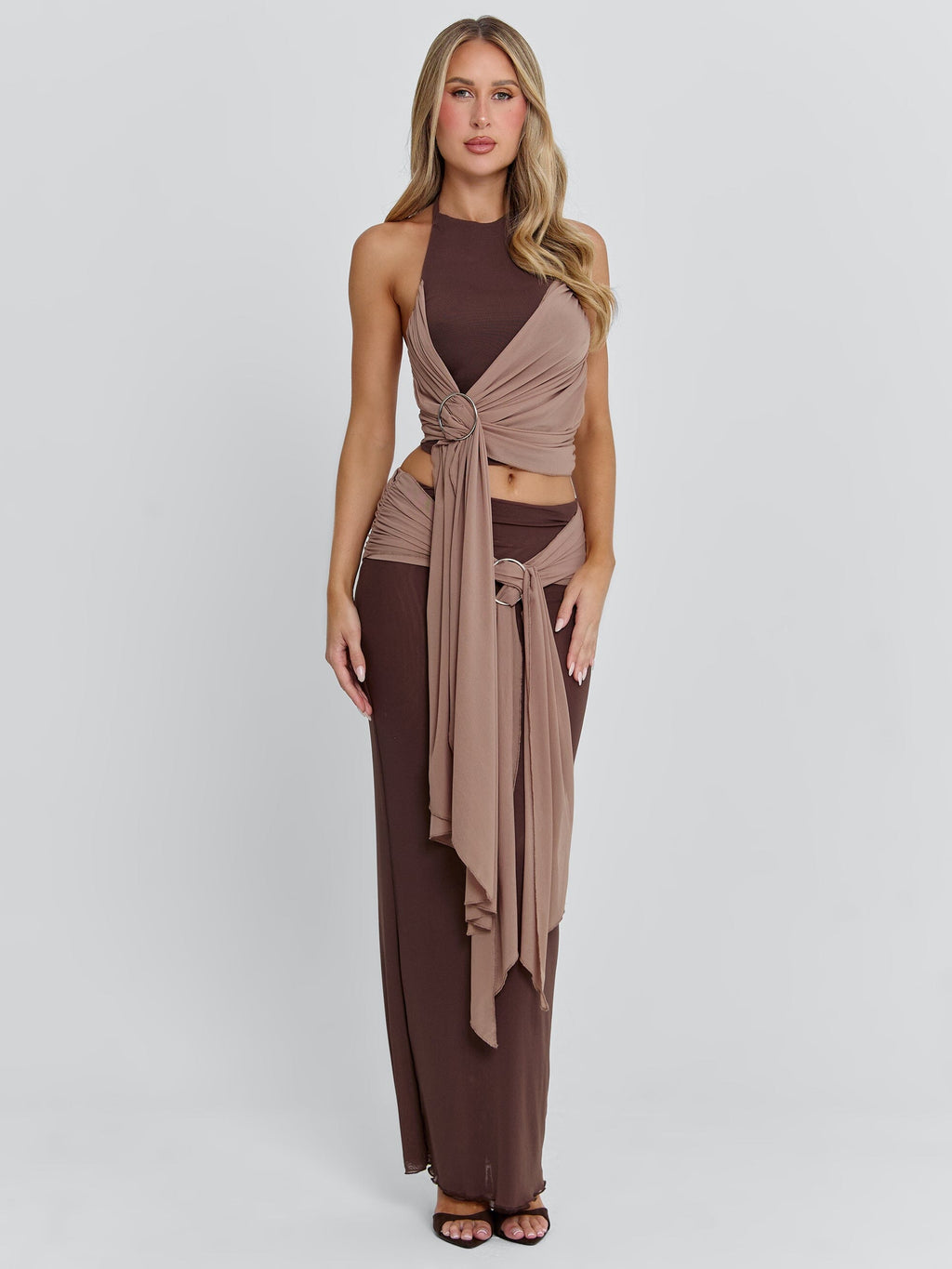 NERINA TOP CHOCOLATE