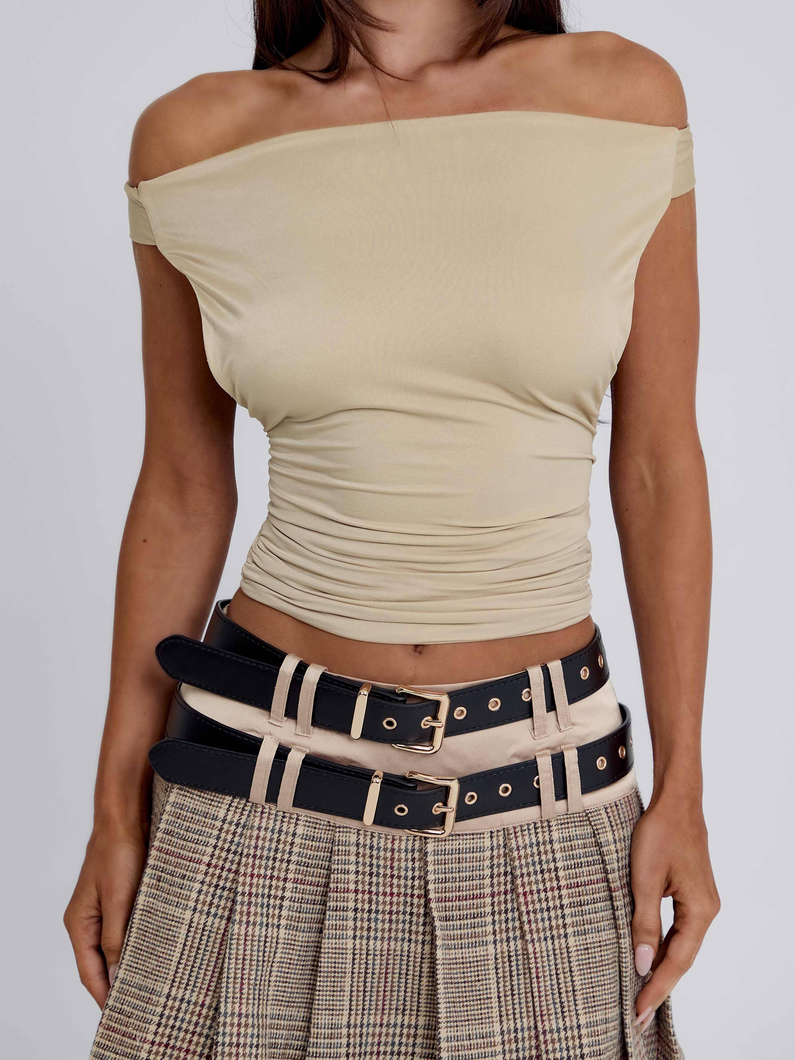 NOMI MINI SKIRT PLAID