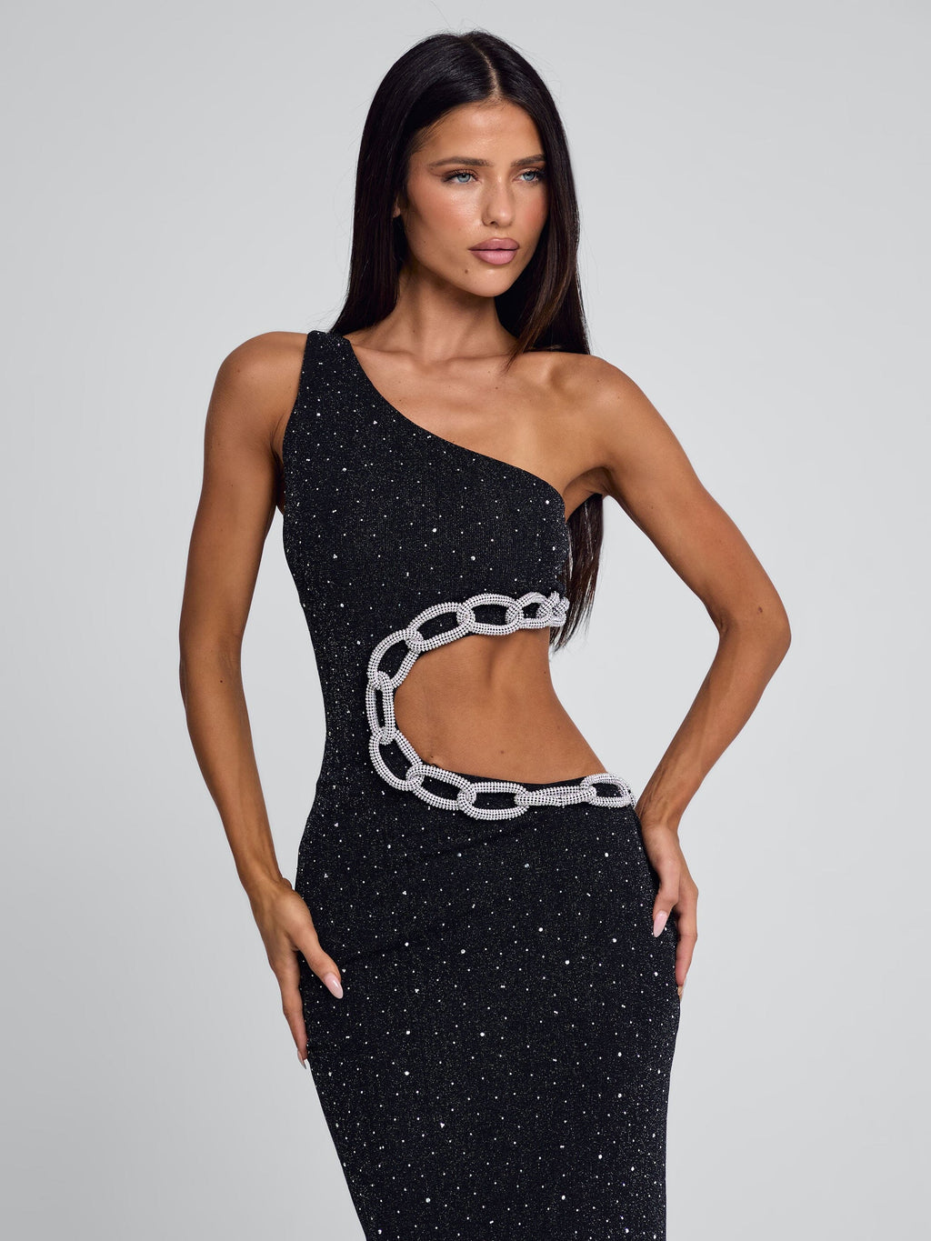 OMRAE MAXI DRESS BLACK