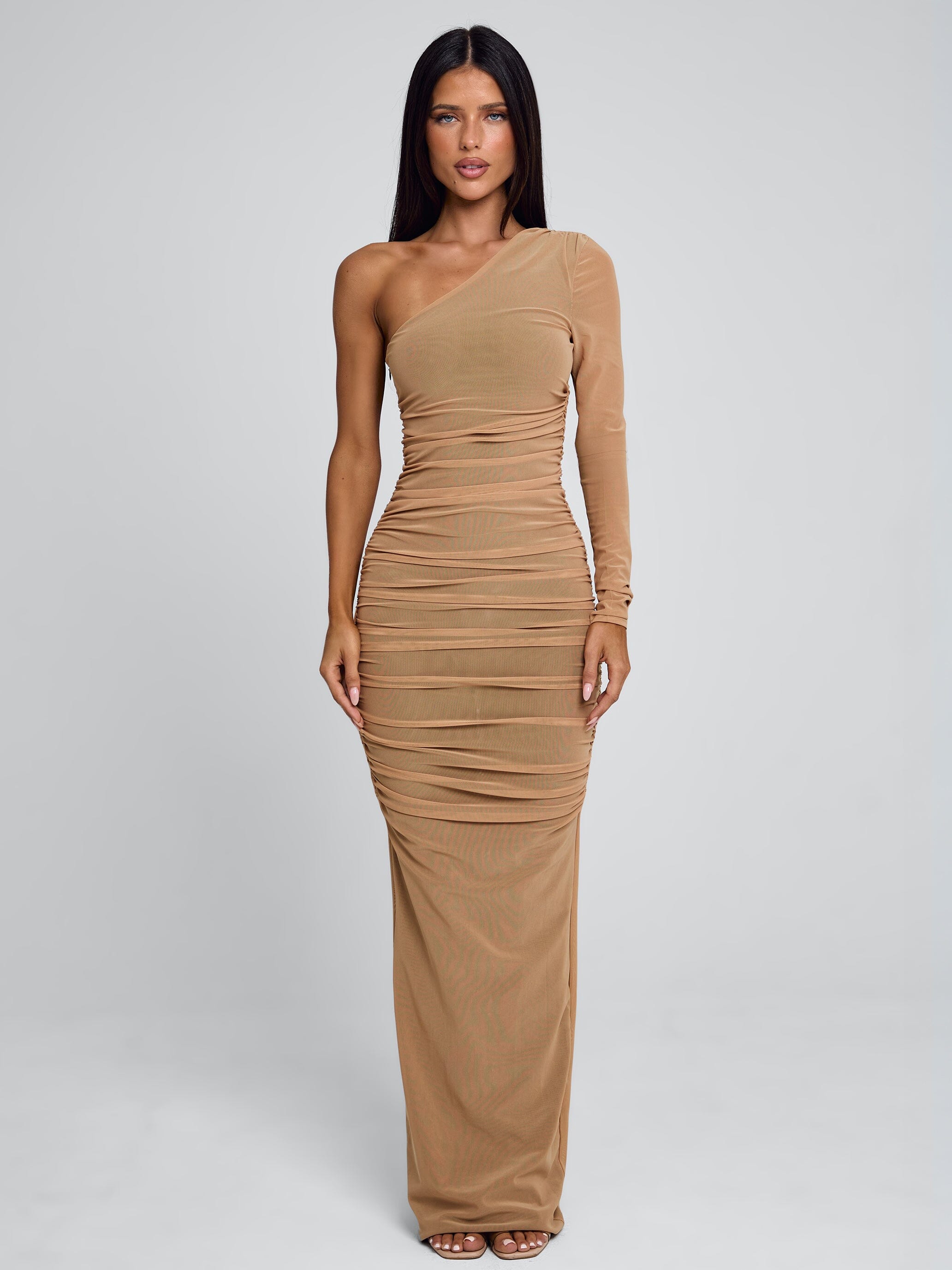 REVA MAXI DRESS TAN