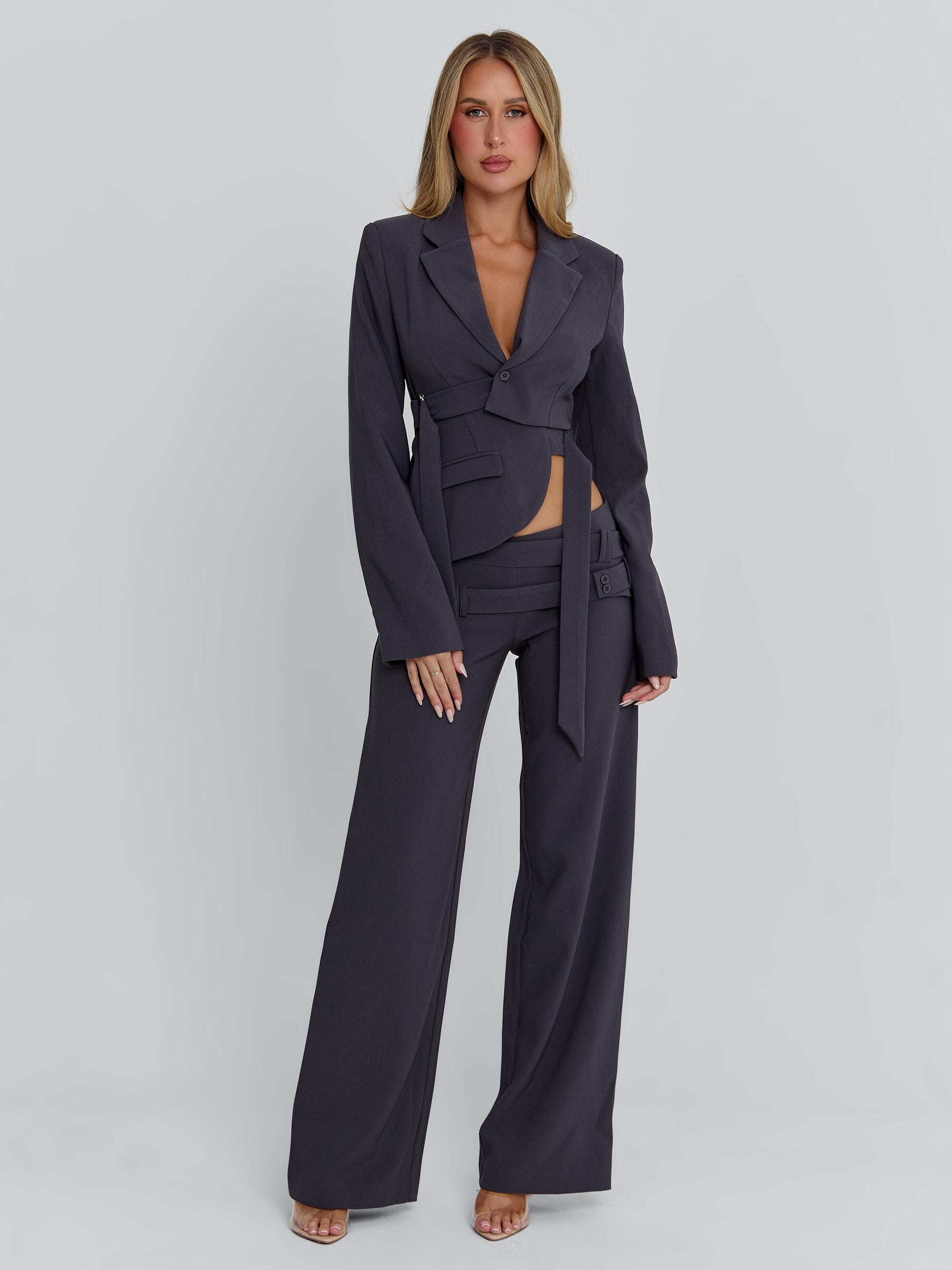 RIVERIA BLAZER CHARCOAL