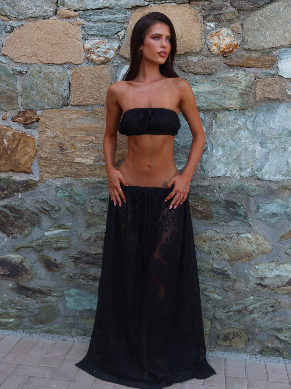 SOREN MAXI SKIRT BLACK