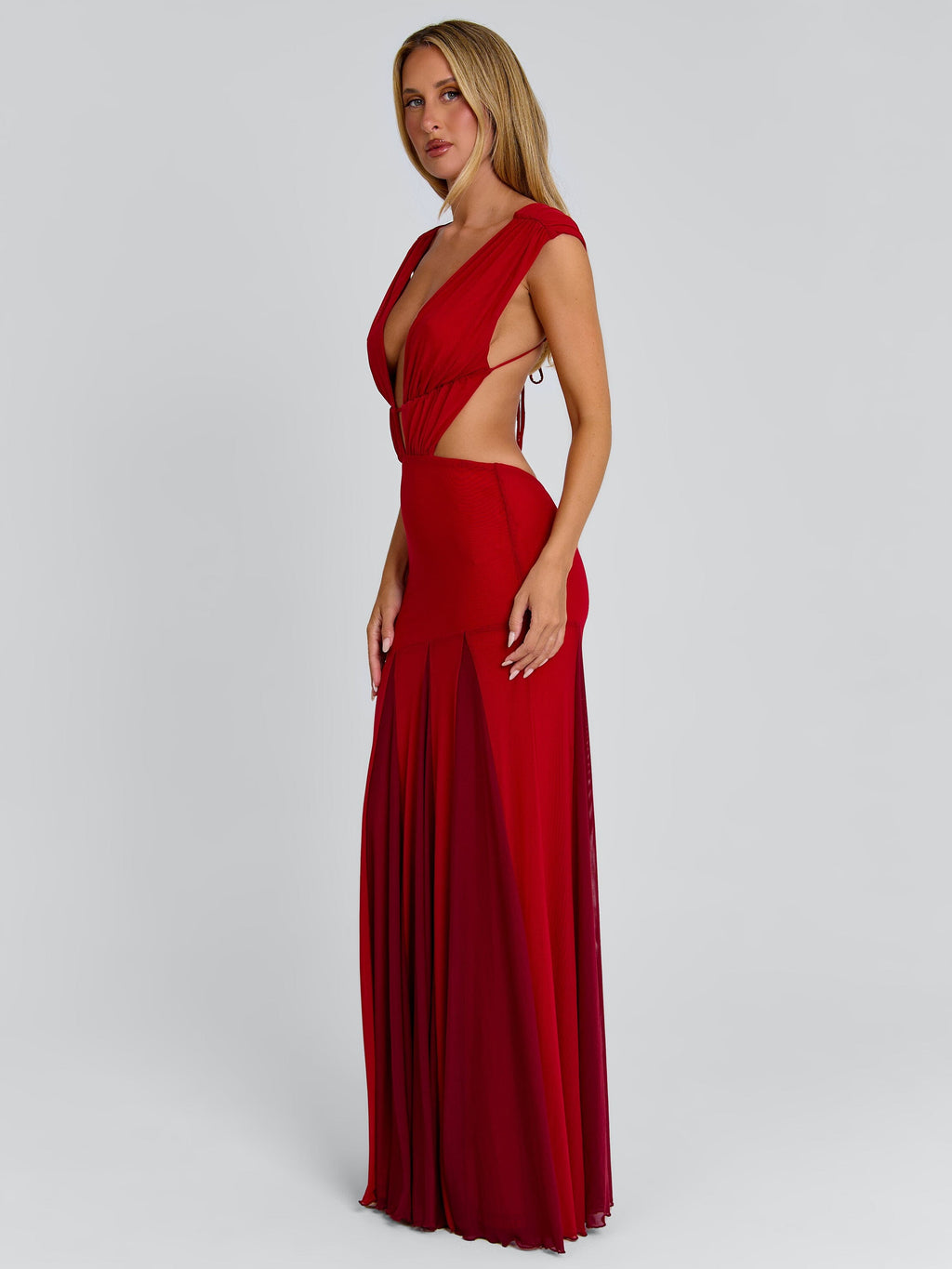 THESSA MAXI DRESS RED